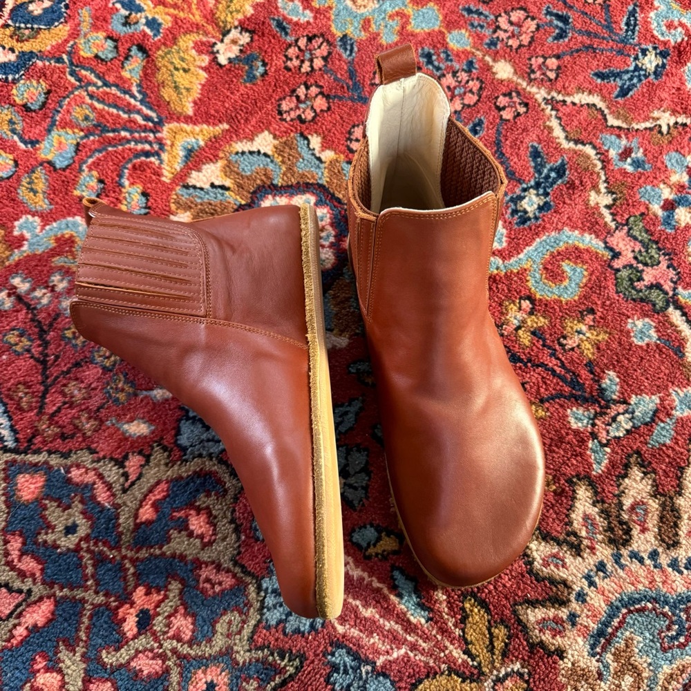 LILA CHELSEA BOOTS - BY ANYA brown leather ankle boot size 42